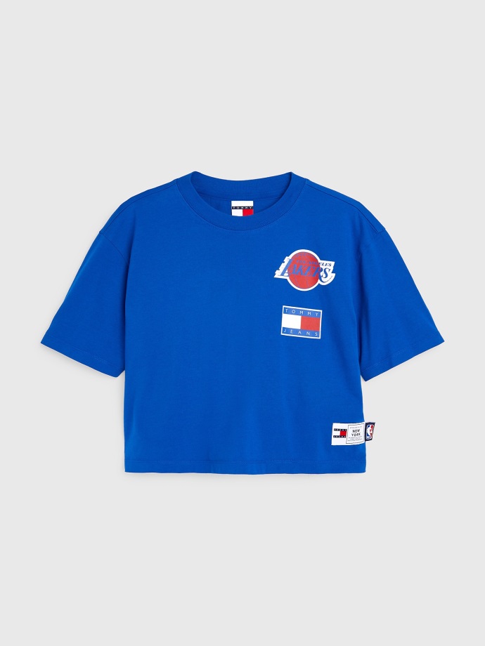 Královská Modrá/los Angeles Lakers Tričko Tommy Hilfiger Tommy Džíny A Nba Los Angeles Lakers Tričko