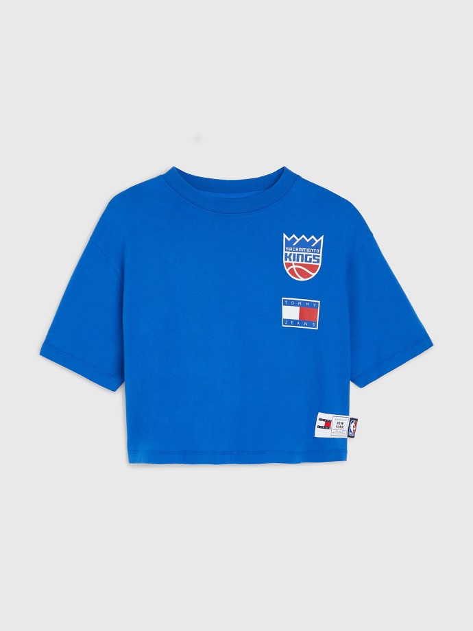 Královské Modré/sacramento Kings Tommy Džíny A Nba Sacramento Kings Tričko Tommy Hilfiger
