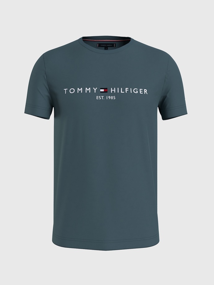Tommy Hilfiger Mercury Marine Velké A Vysoké Tričko S Logem Hilfiger
