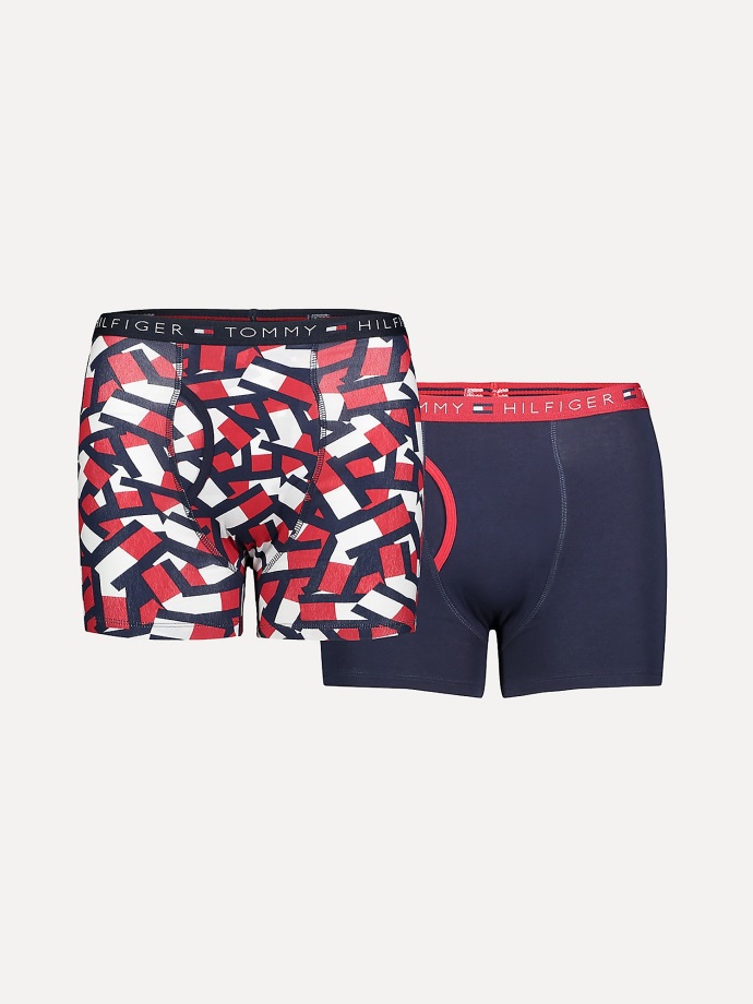 Tommy Hilfiger Velké Děti Boxer Brief 2pk Corporate Multi