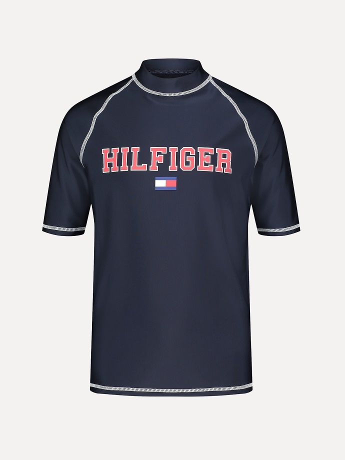Námořnické Sako Velké Dětské Hilfiger Rashguard Tommy Hilfiger