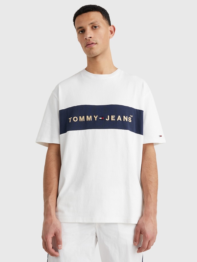 Bílé Tričko S Logem Tommy Hilfiger
