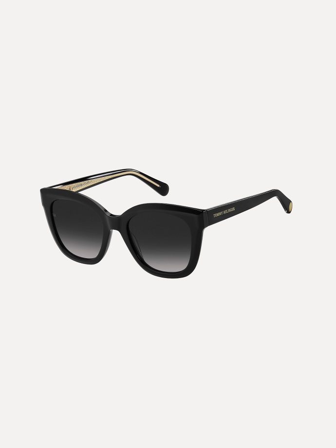 černé Motýlkové Sluneční Brýle Tommy Hilfiger