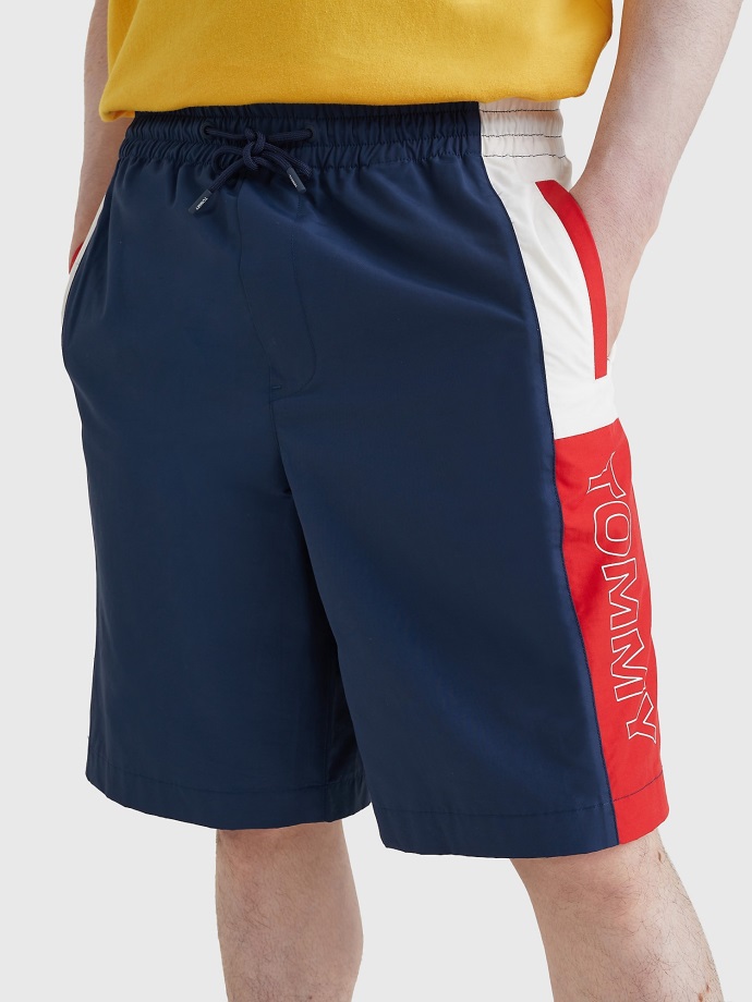 Colorblock Basketball Short Twilight Navy/multi Tommy Hilfiger