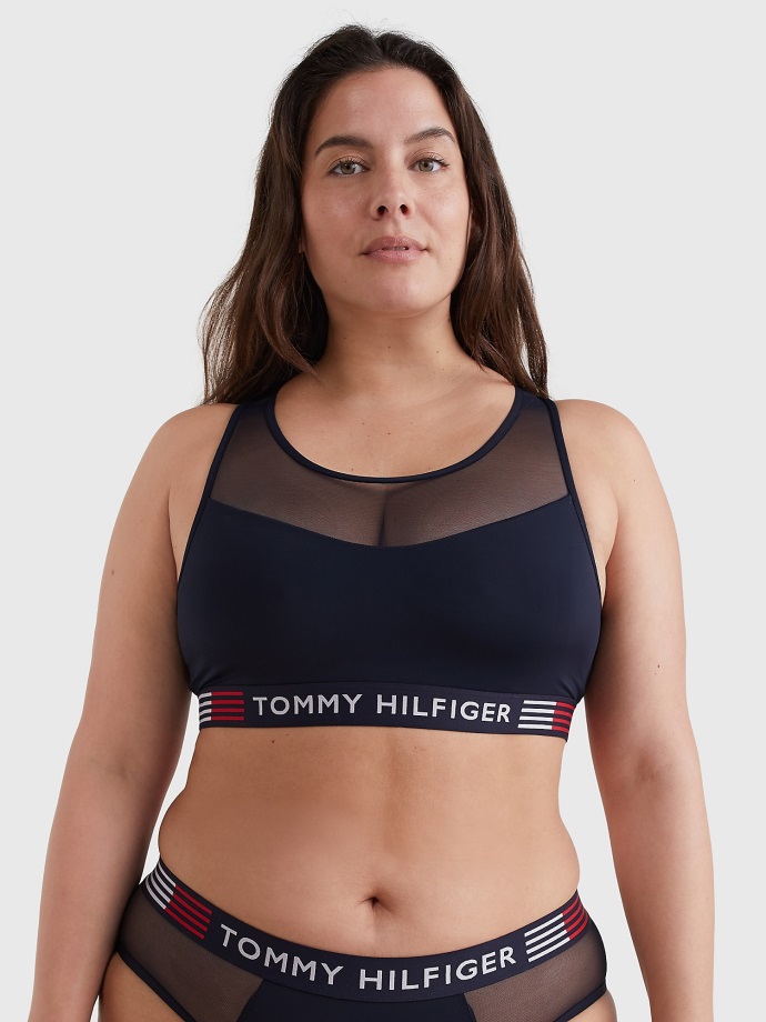 Pouštní Obloha Křivka Pletivo Bralette Tommy Hilfiger