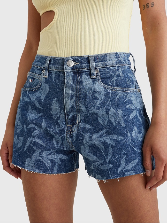 Cut-off Jean Short Denim Střední Tommy Hilfiger