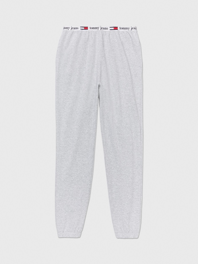 Elastický Pas Logo Jogger Stone Grey Heather Tommy Hilfiger