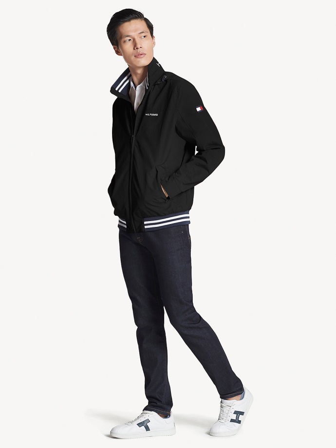 Tommy Hilfiger Dark Sable Základní Regata Větrovka