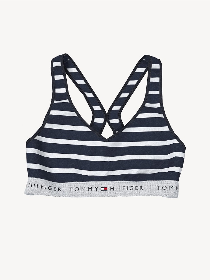 Námořnický Blejzr-pt Tommy Hilfiger Základní Pruhovaný Bralette