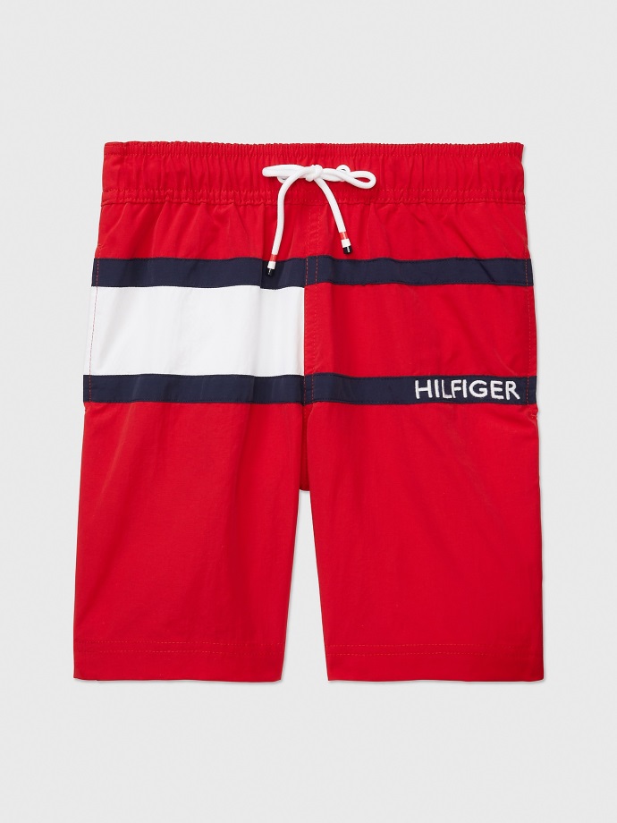 červené Plavky Tommy Hilfiger Flag