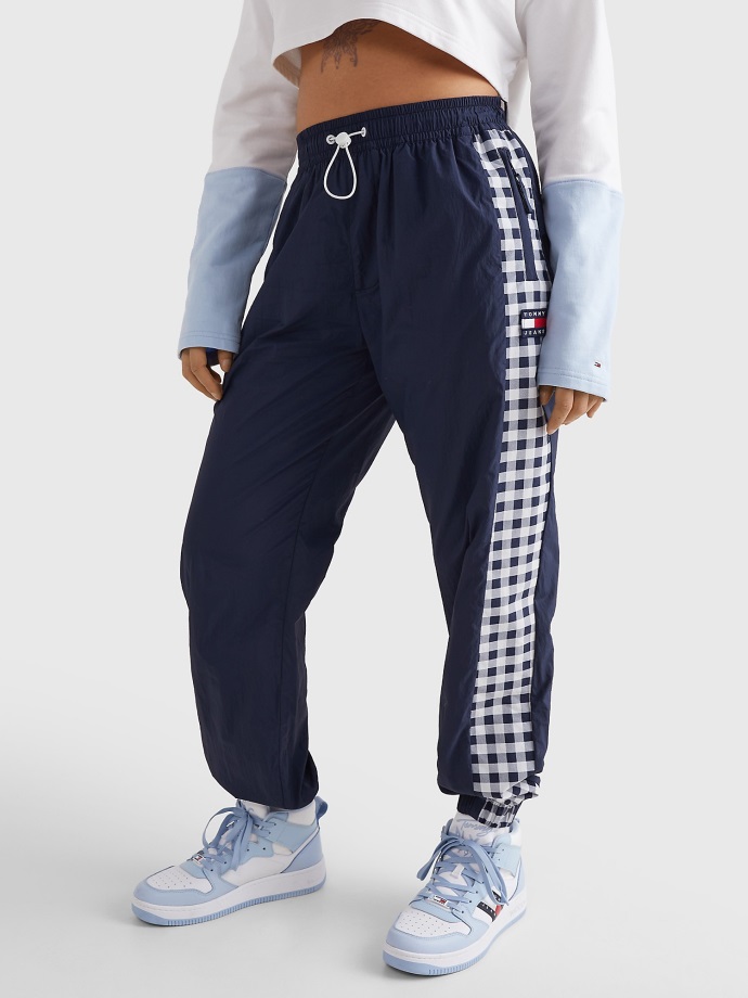Gingham Windpant Twilight Navy/gingham Tommy Hilfiger