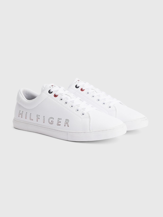 Bílé Hilfiger Nízké Tenisky Tommy Hilfiger