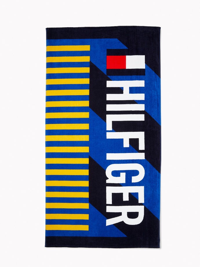 Hilfiger Stripe Towel Tommy Hilfiger Blue Multi