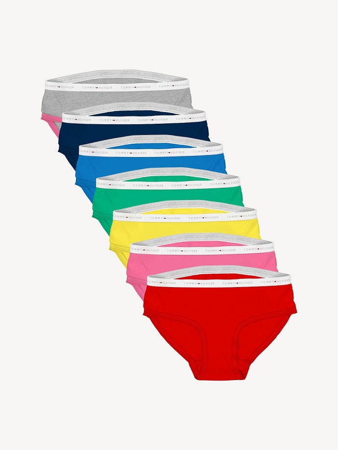 Multi Tommy Hilfiger Dětské 7dílné Kalhotky Do Bikin