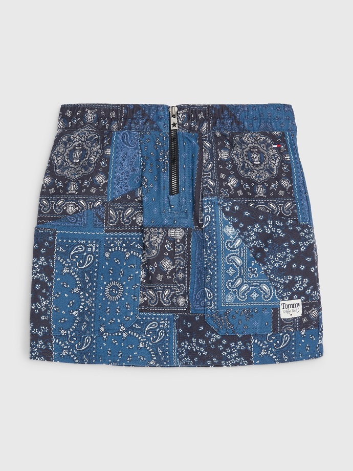 Twilight Indigo/multi Dětská šátek S Potiskem Sukně Tommy Hilfiger