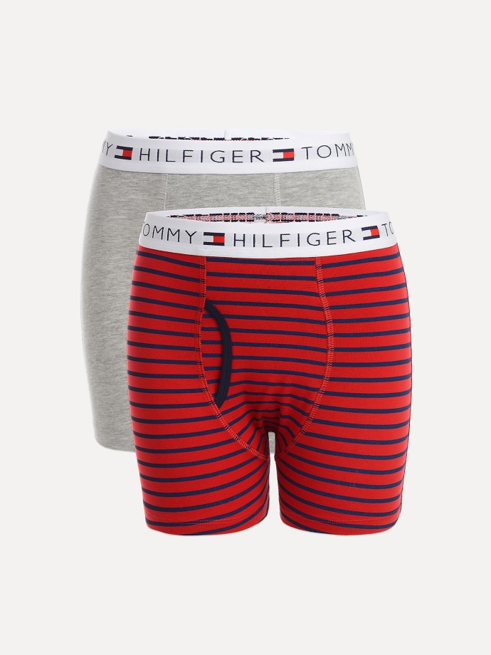 Tommy Hilfiger Scarlet Sage Dětské Boxerky 2ks