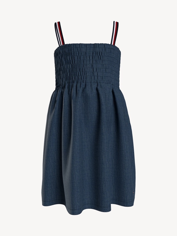 Dětské Džínové šaty Dark Wash Tommy Hilfiger