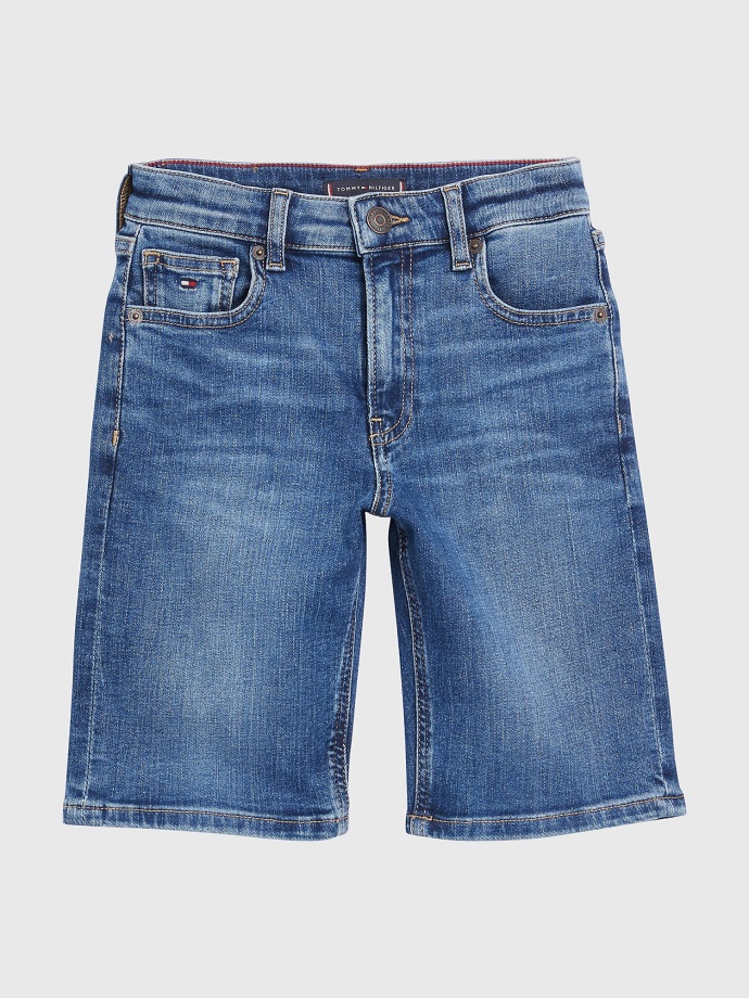 Dětská Džínovina Short Medium Wash Tommy Hilfiger