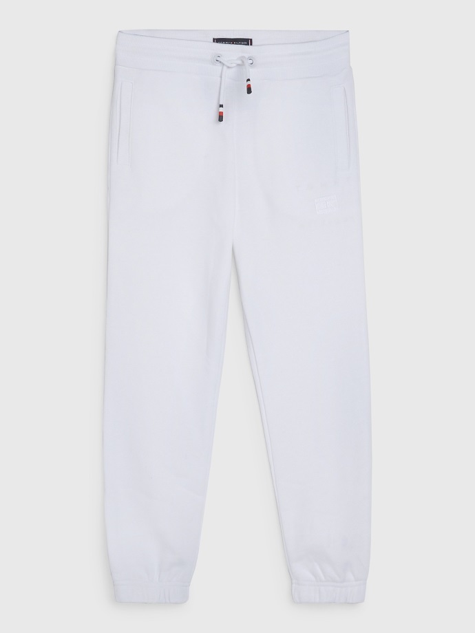 Bílé Dětské Tepláky Hilfiger Tommy Hilfiger