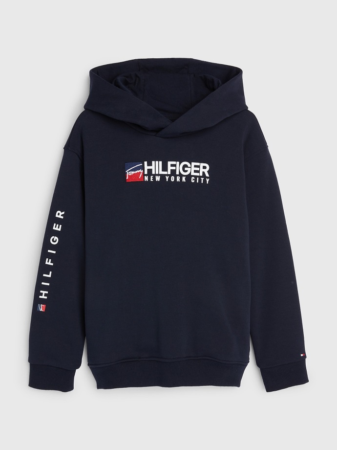 Dětská Mikina S Kapucí Pouštní Nebe Tommy Hilfiger