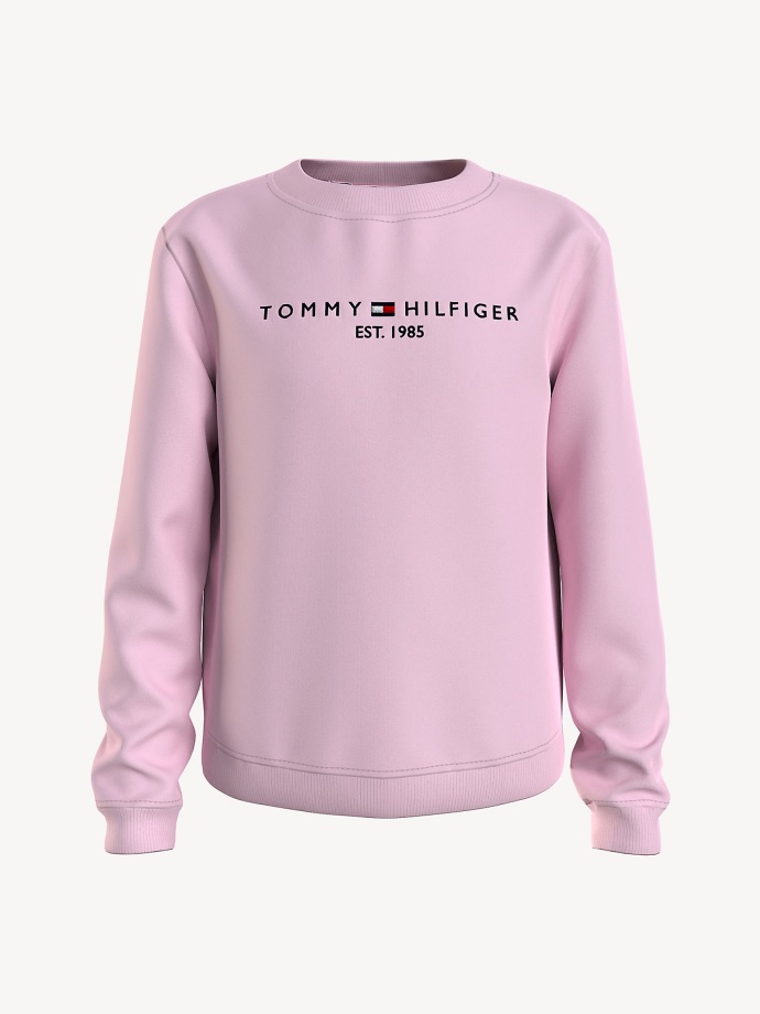 Dětská Mikina S Logem Balerína Růžová Tommy Hilfiger