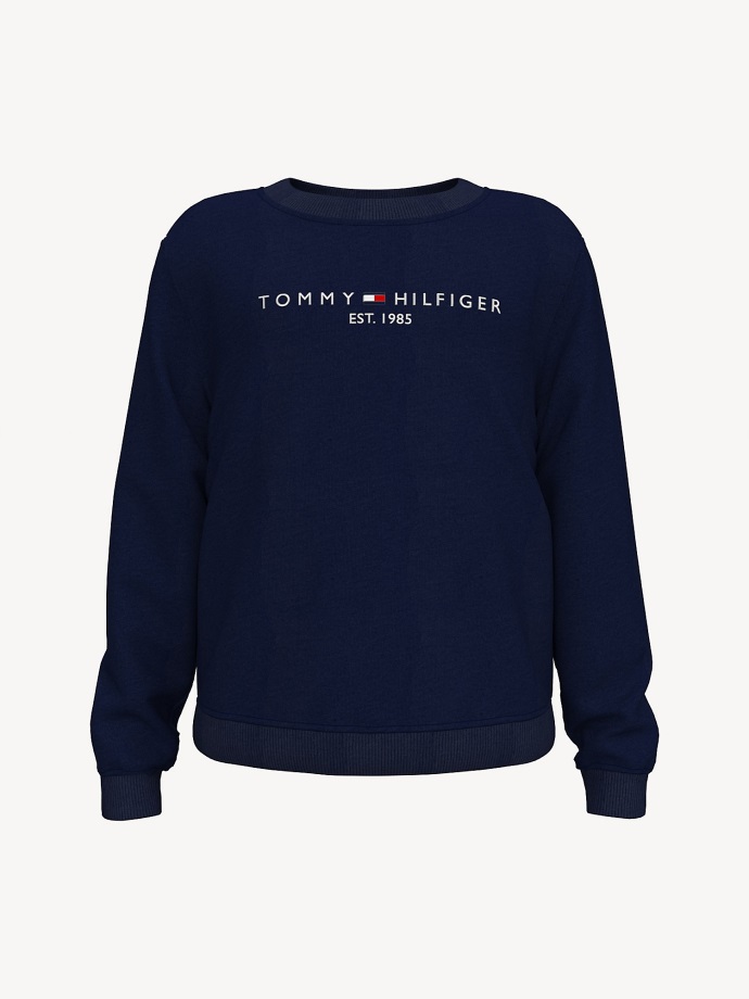 Dětská Mikina S Logem Tommy Hilfiger Masters Navy