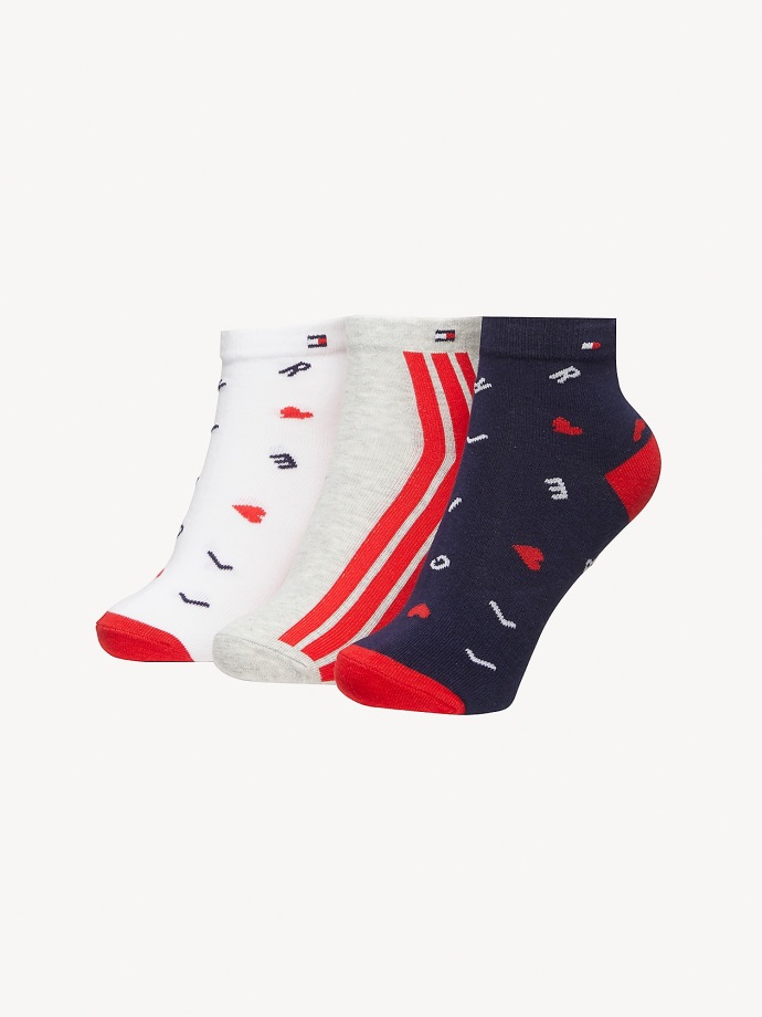 Dětské Mini Kalhotové Ponožky 3pk Multi Tommy Hilfiger