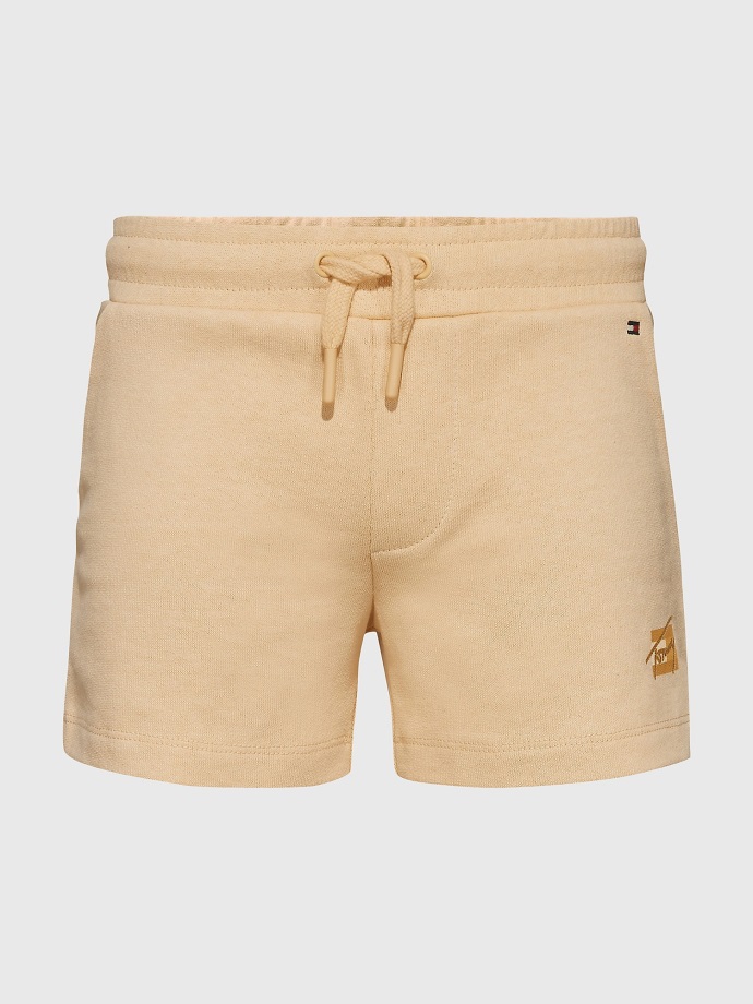 Prérijní žlutá Tommy Hilfiger Děti Přírodní Barvivo Skript Krátký