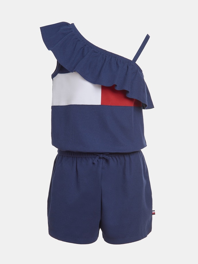 Dětské Dupačky Na Jedno Rameno Tommy Hilfiger Flag Blue