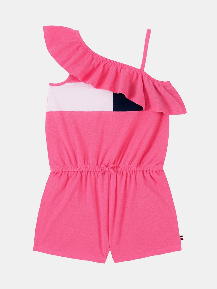 Dětské Dupačky Na Jedno Rameno Růžový Karafiát Tommy Hilfiger