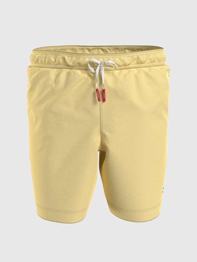 Jemné žluté Dětské Pevné Plavky Tommy Hilfiger