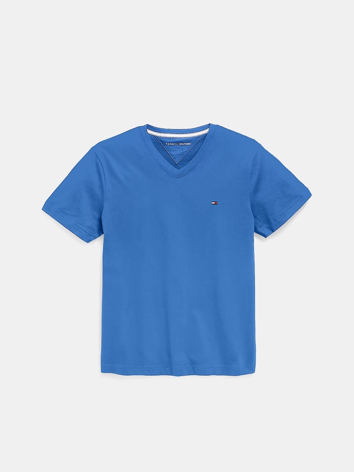 Palácově Modré Dětské Pevné Tričko Tommy Hilfiger