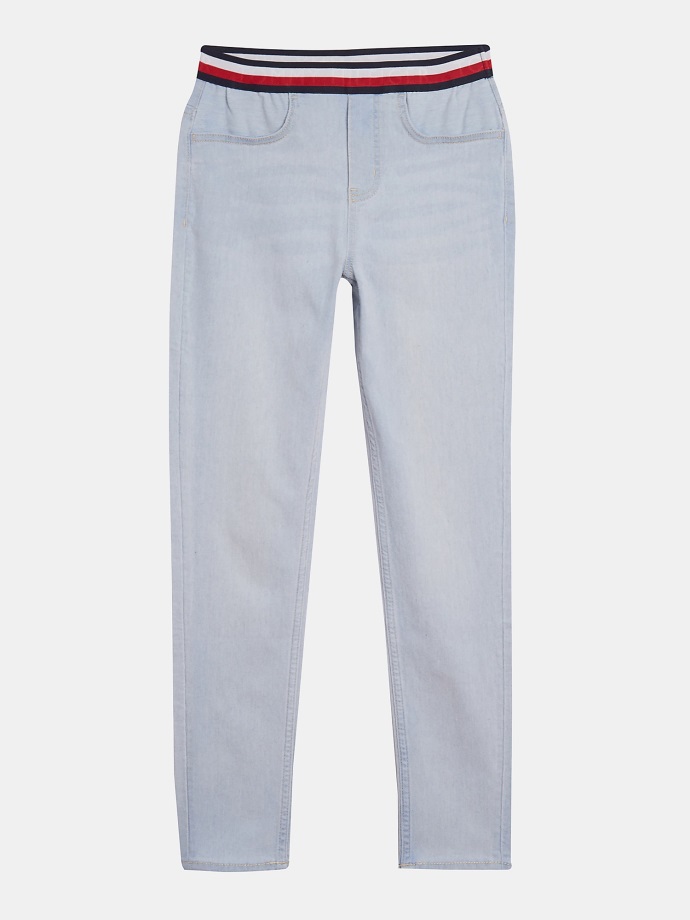 Bowery Wash Dětský Pruh Jegging Tommy Hilfiger