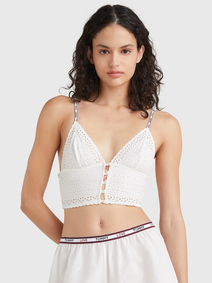 Slonovinová Podprsenka S Dlouhým Vlascem živůtek Tommy Hilfiger