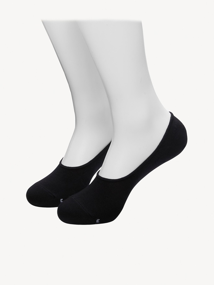černá Tommy Hilfiger No-show Ponožka 2ks
