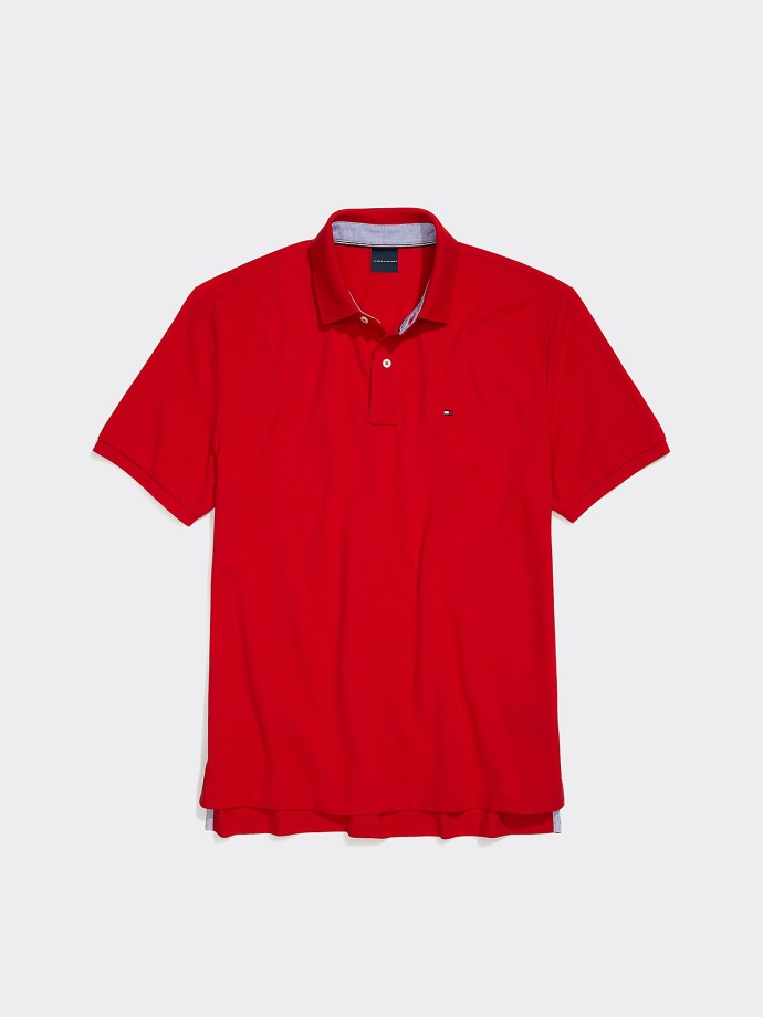 Apple Red Regular Fit Polo Tommy Hilfiger