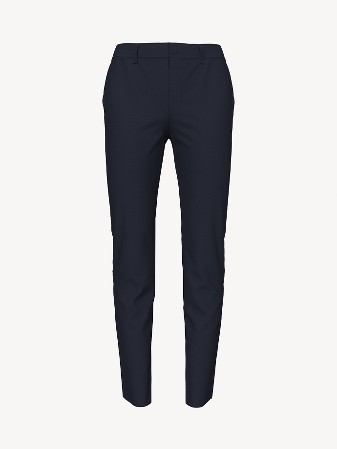 Slim Fit Nezbytné Pevné Chino Tommy Hilfiger Masters Navy