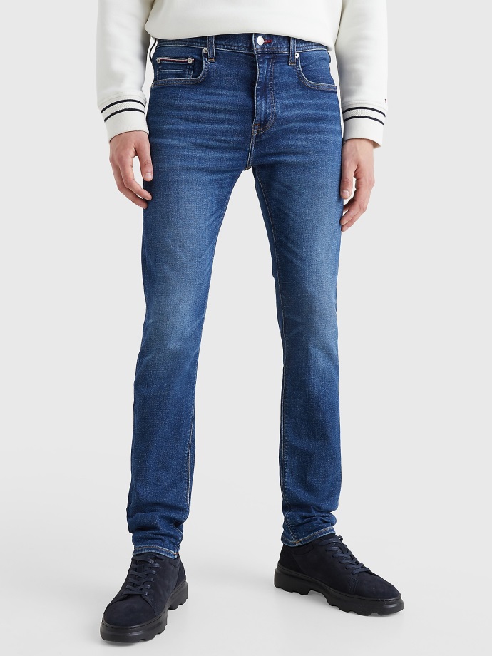 Dean Indigo Slim Fit Medium Wash Jean Tommy Hilfiger