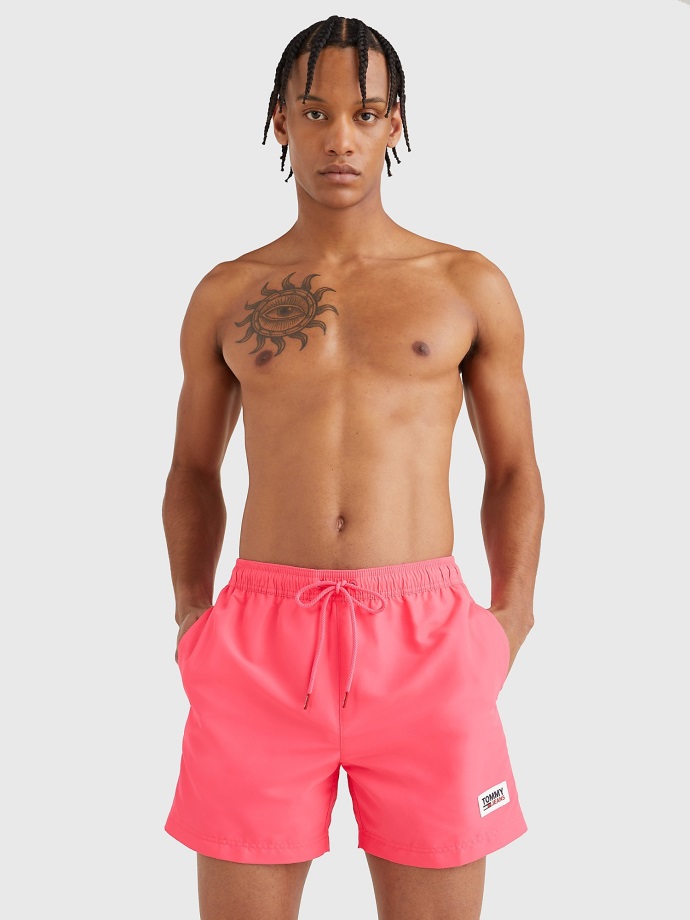 Hyper Růžové Plavky Tommy Hilfiger Solid Logo 7