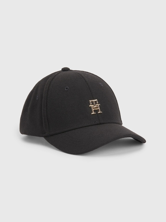 Ikonická Kšiltovka S Monogramem černá Tommy Hilfiger