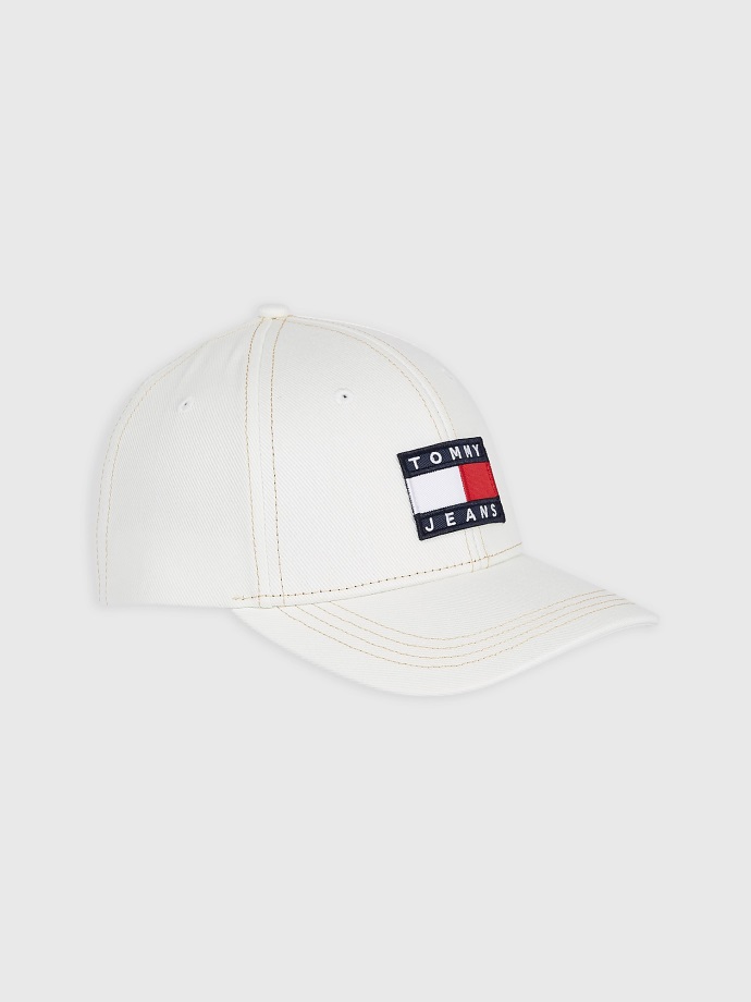 Starověká Bílá Tj Kšiltovka Tommy Hilfiger