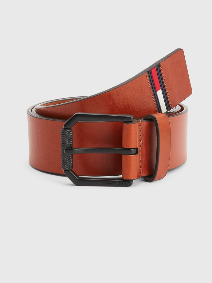 Tommy Hilfiger Koňak Tj Kožený Pásek